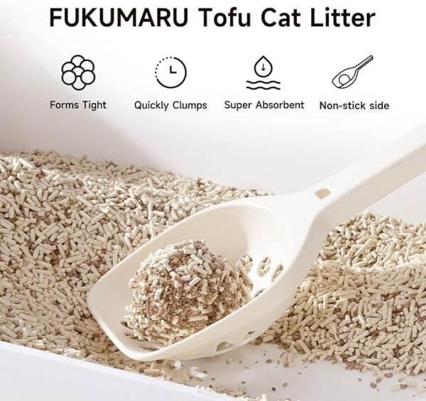 FUKUMARU Mixed Cat Litter (Apple Wood)  4*2.7 kg/6 LB （4 Package） - Image 4